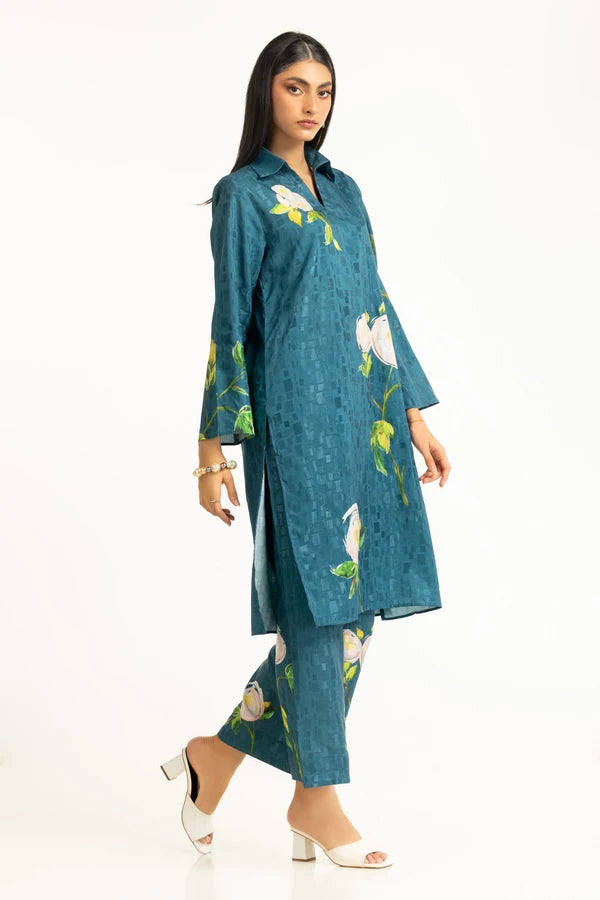 Viscose Jacquard Printed Co-Ord Set IDIPST-44578