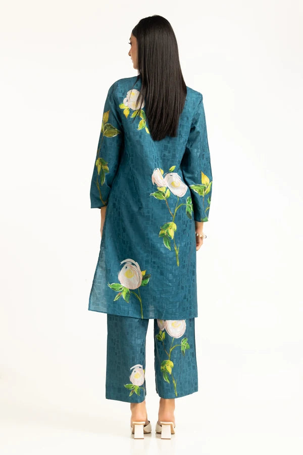 Viscose Jacquard Printed Co-Ord Set IDIPST-44578