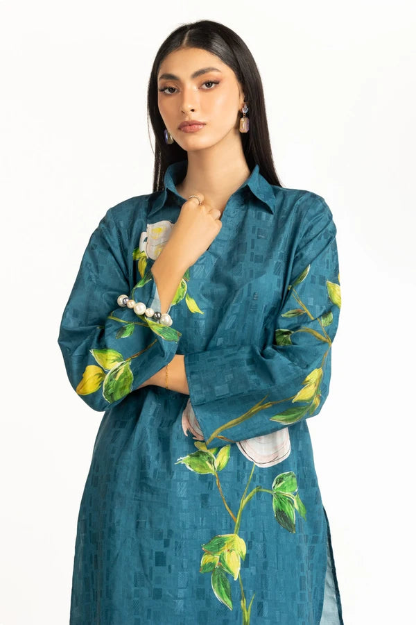 Viscose Jacquard Printed Co-Ord Set IDIPST-44578